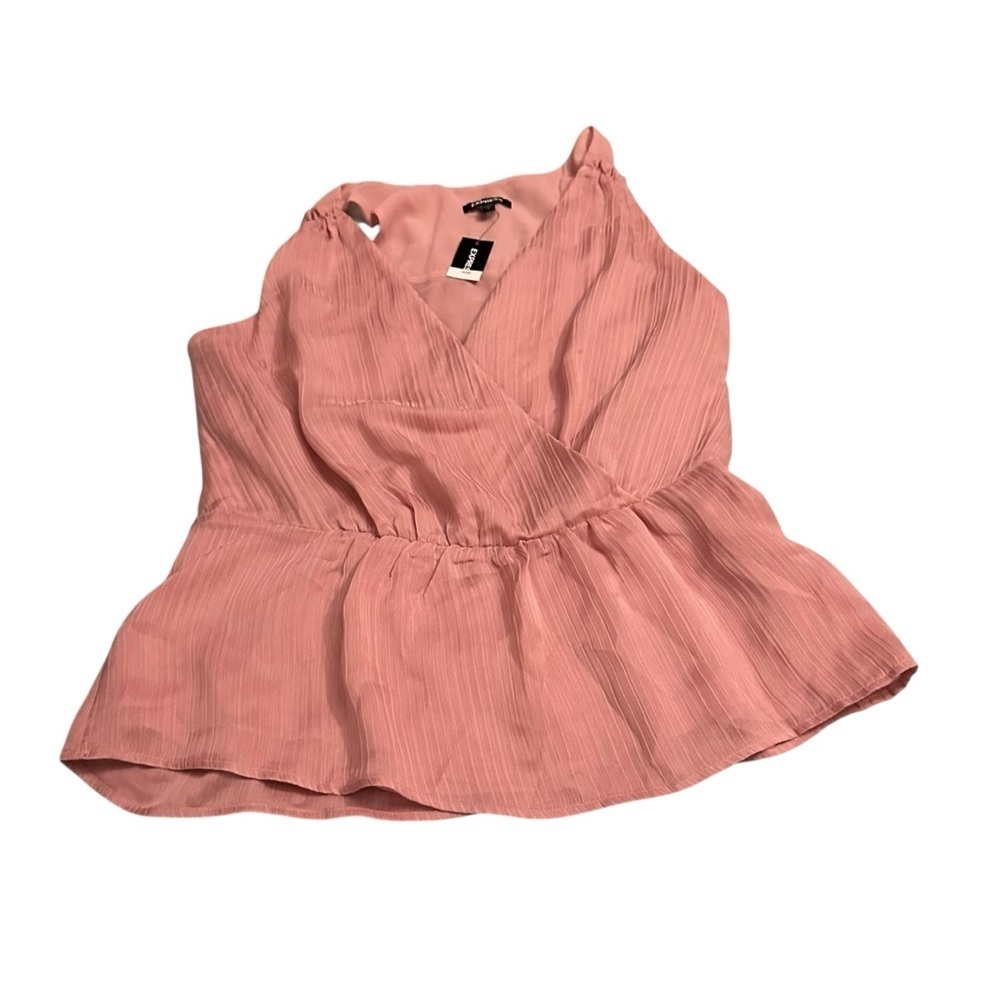 Express Dusty Rose Sleeveless Blouse